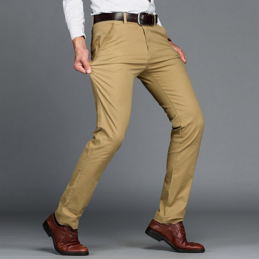 Casual business stretch pants image