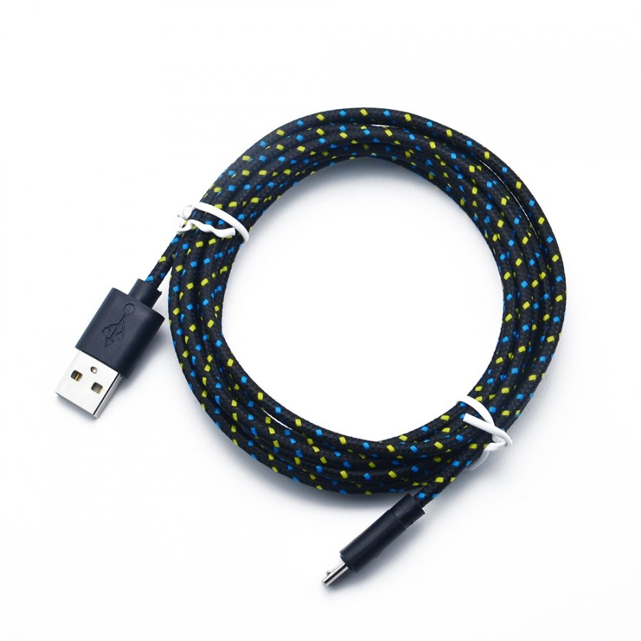 Nylon braided micro USB cable image