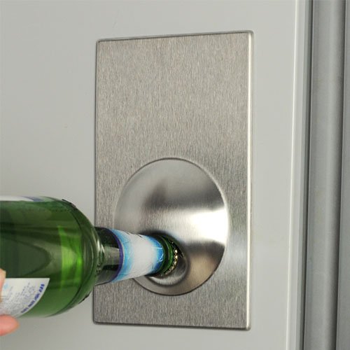 Refrigerator bottle opener magnet image