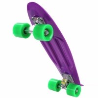 Retro plastic skateboard