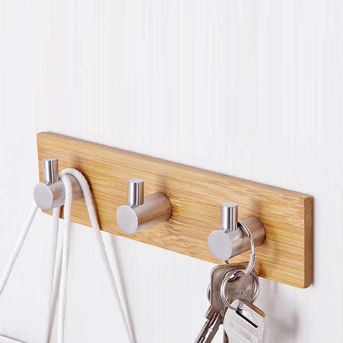 Stainless steel bamboo wall hook image