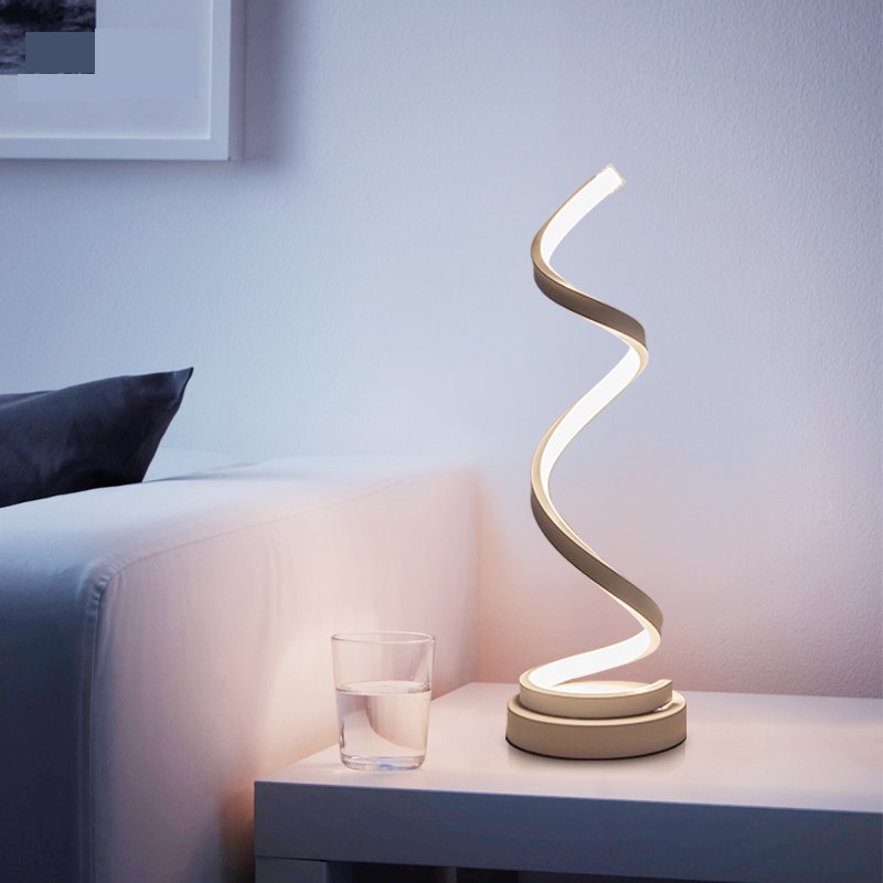 Creative design spiral table light image