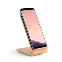 Wooden wireless charging stand