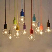 Colorful pendant lamp