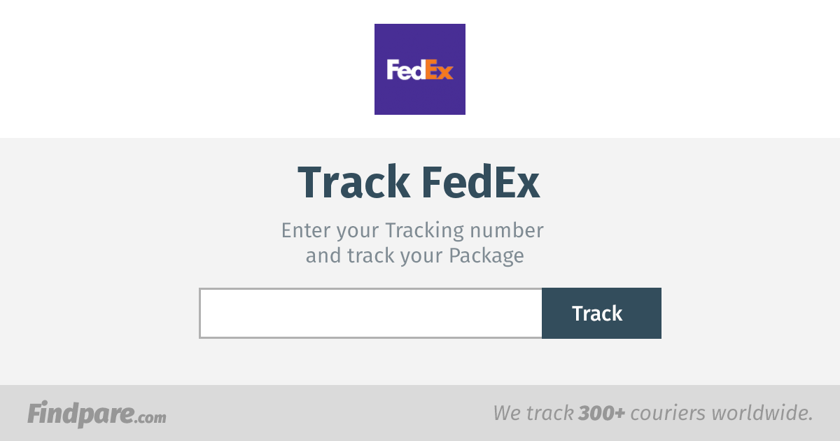 tracking fedex ground