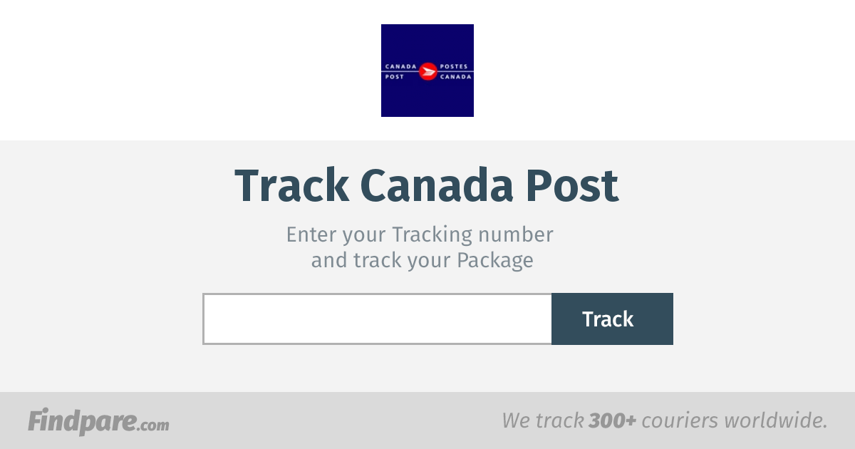 canada post tracking number lost