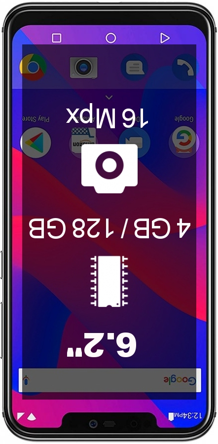 BLU Vivo XI+ Plus 4GB 128GB smartphone